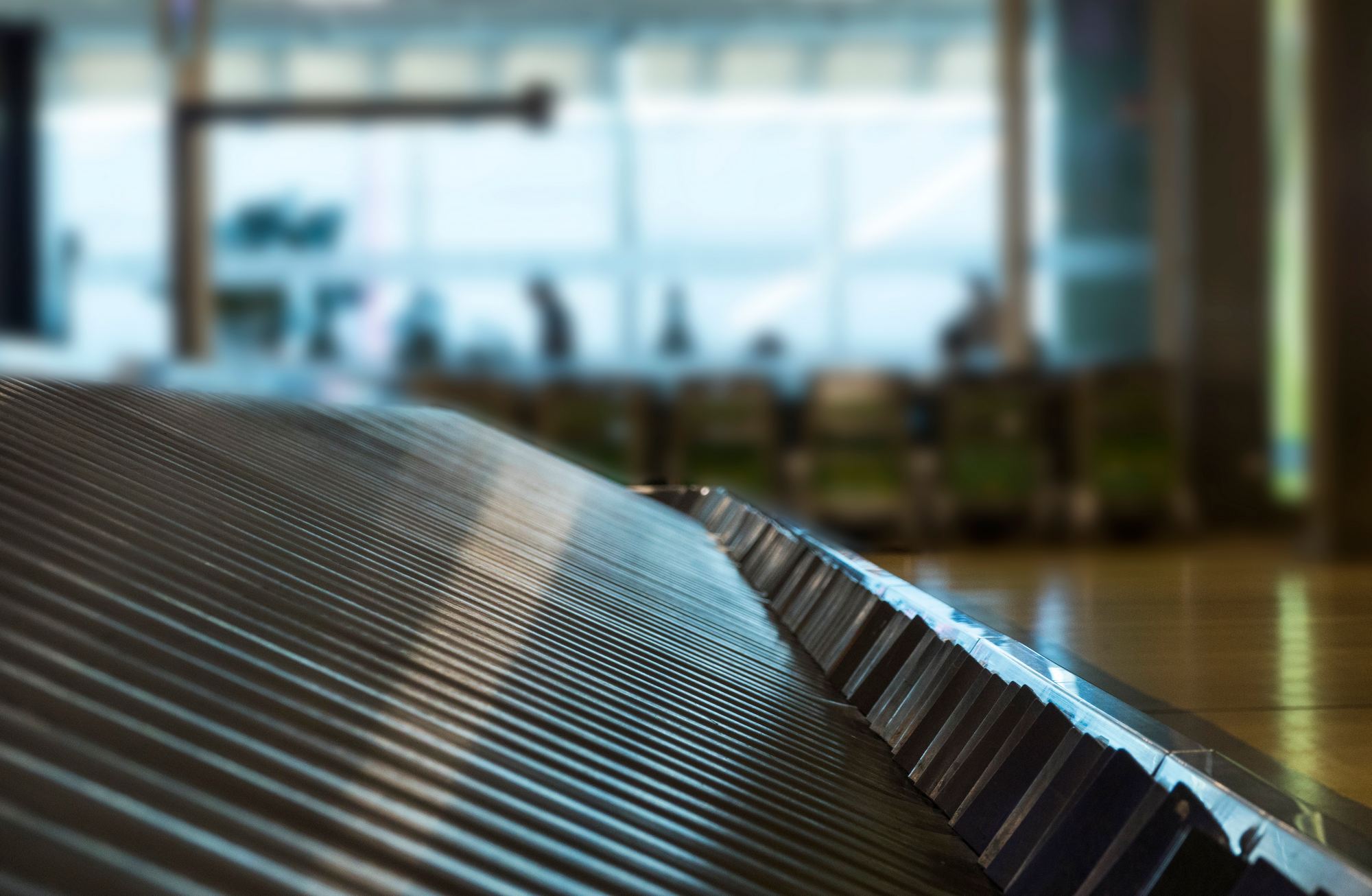 close-up-view-luggage-treadmill